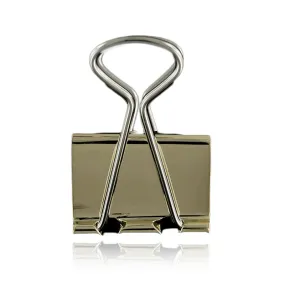 Luxurious 14K Two-Tone Gold Binder-Style Money Clip