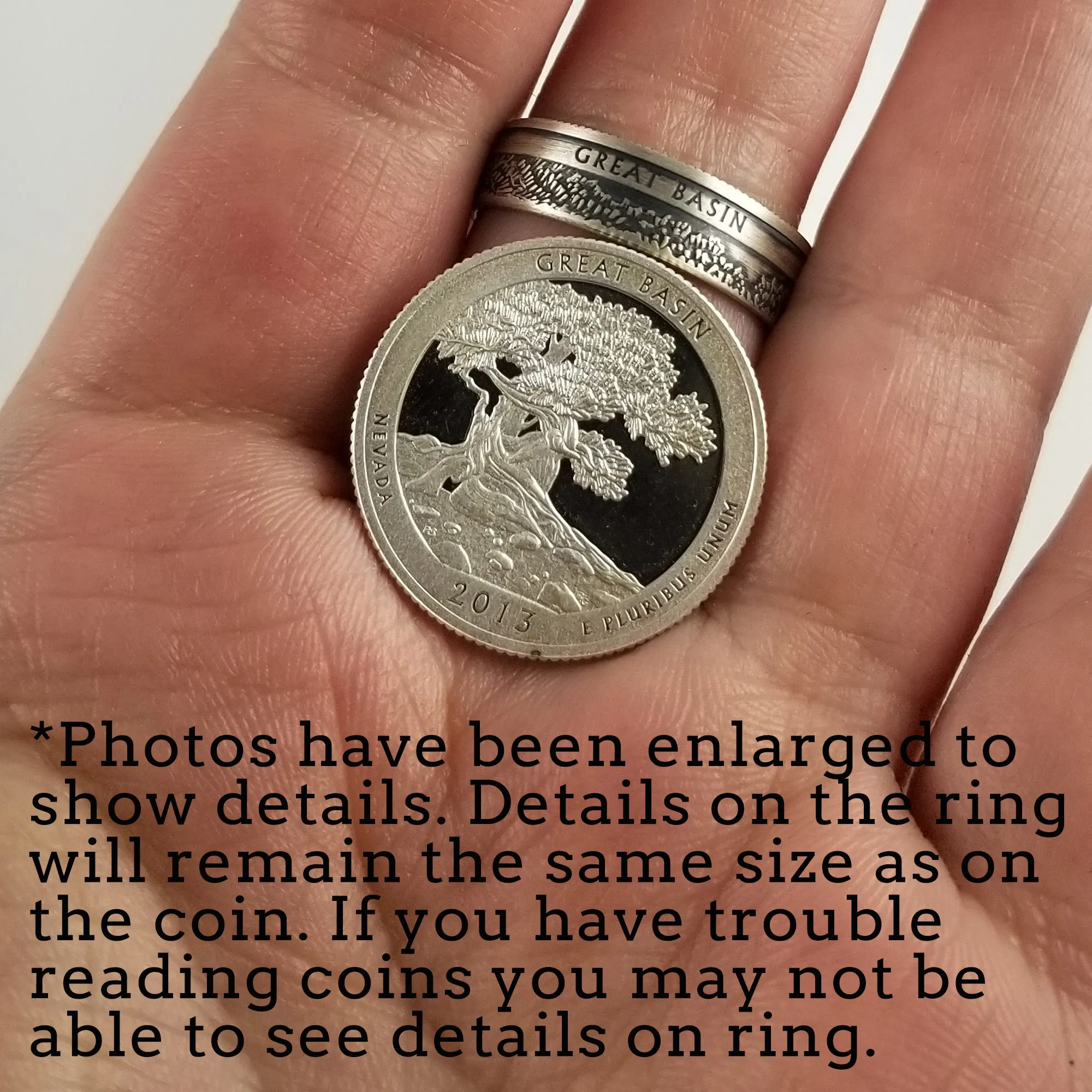 90% Silver Olympic National Park Quarter Ring