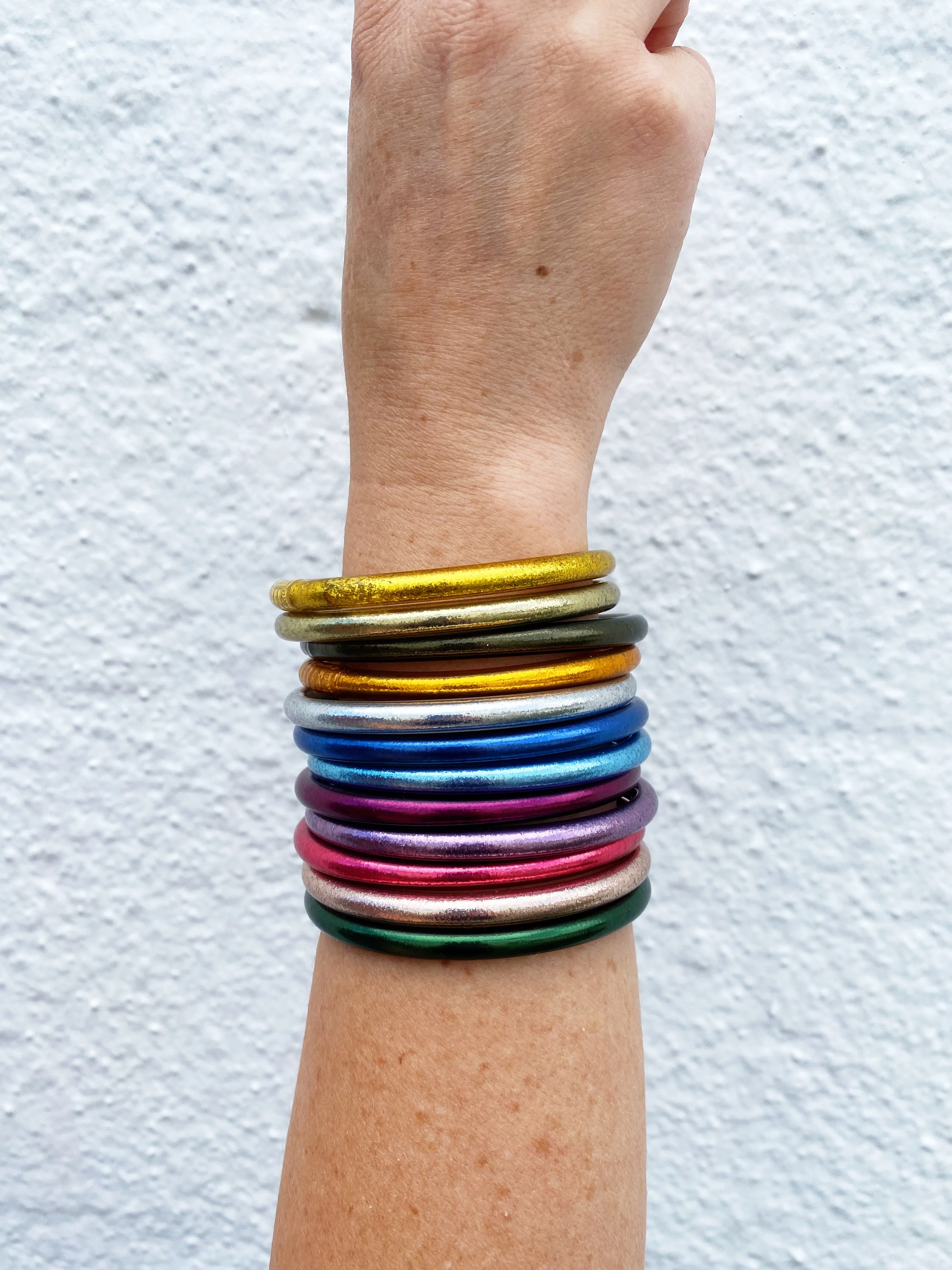 All Weather Bangles (Set of 6) - Serenity Prayer