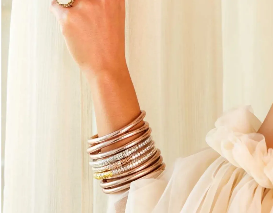 All Weather Bangles (Set of 6) - Serenity Prayer