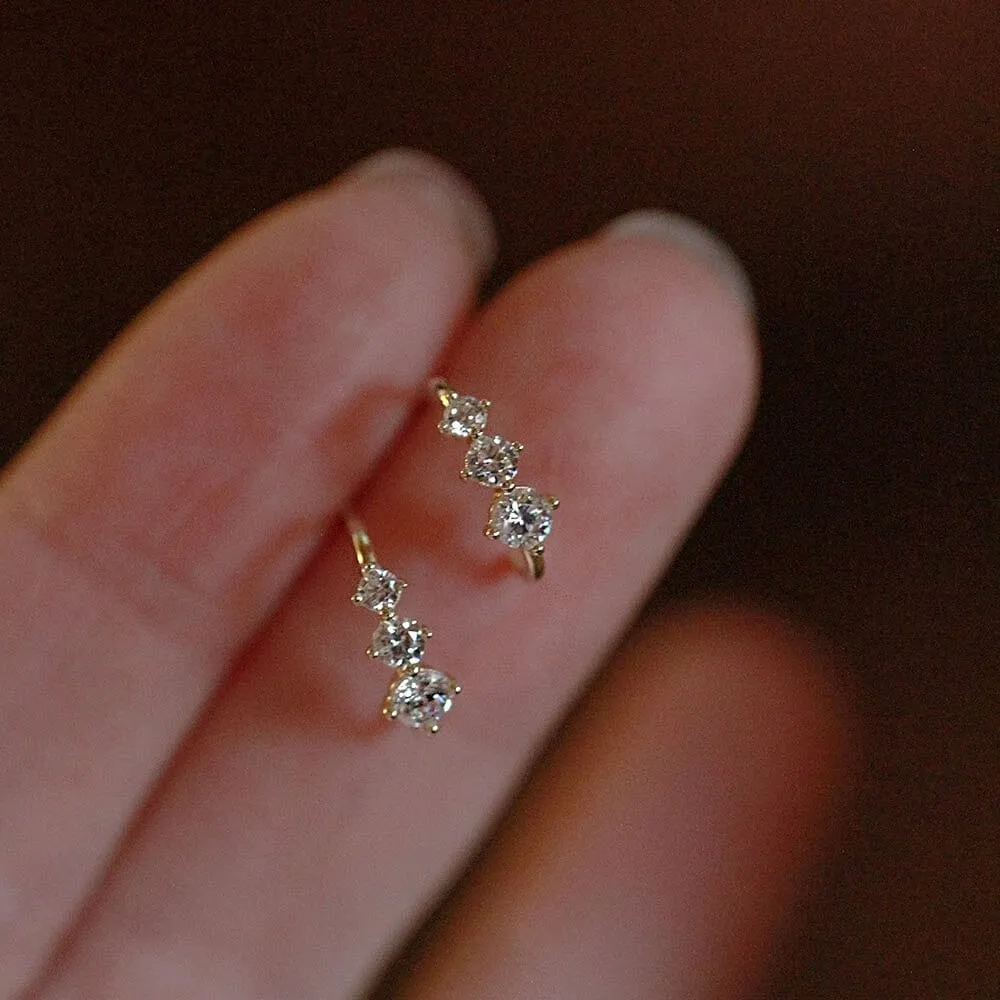 Beautiful Clip Inspired Stud Earrings