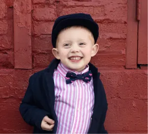Boys Navy Derby Horses Bow Tie