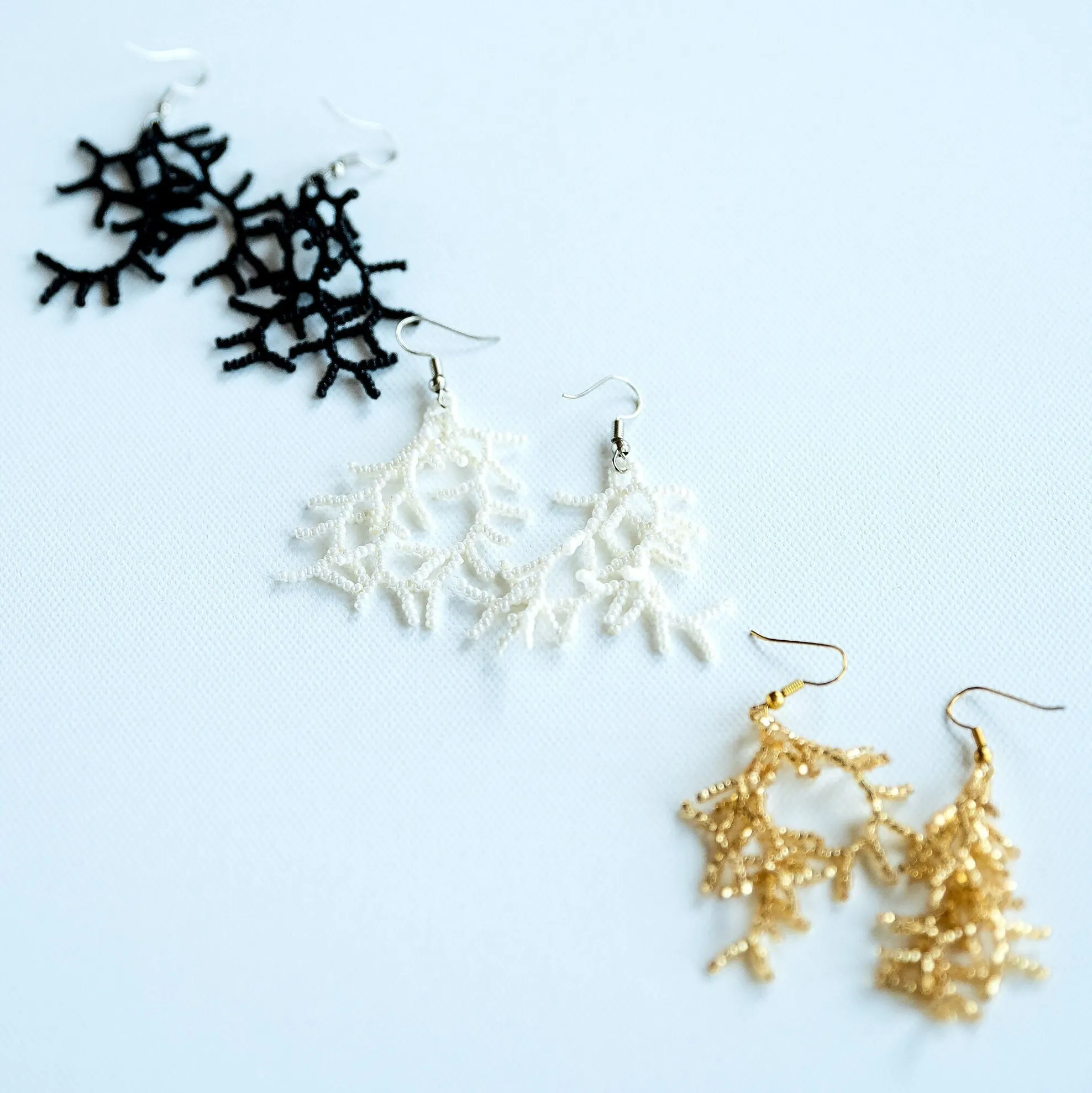 Coral Earrings