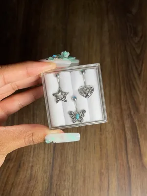 Don’t Shoot Your Shot Belly Ring Bundle