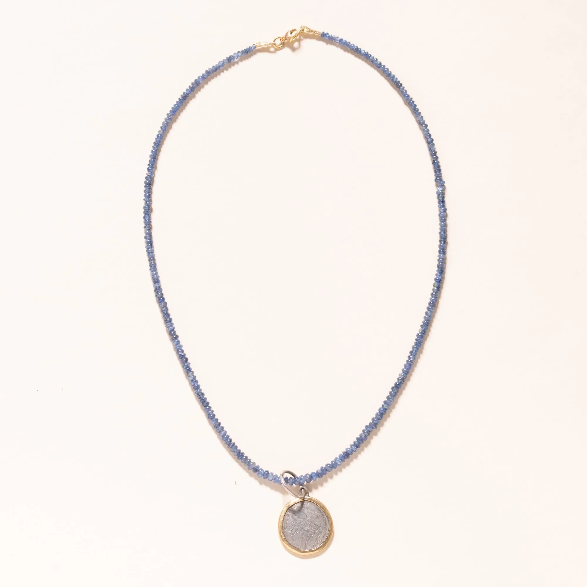 Grey Green Sapphire 16 Necklace