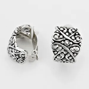 iLLASPARKZ Filigree Metal Clip on Earrings