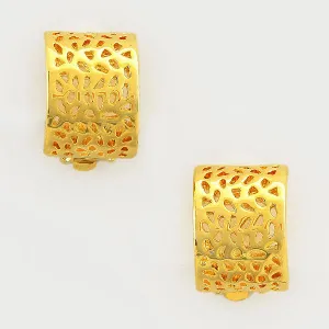 iLLASPARKZ Filigree Shell Clip-On Earrings