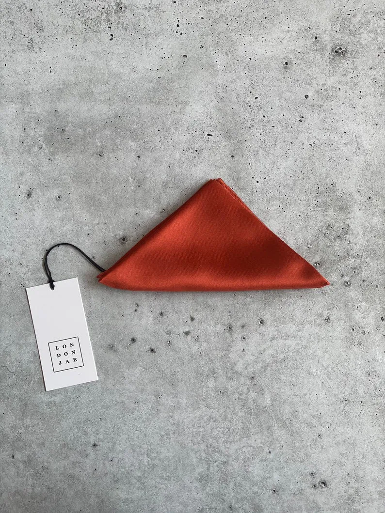 Paprika Silk Pre Tied Bow Tie