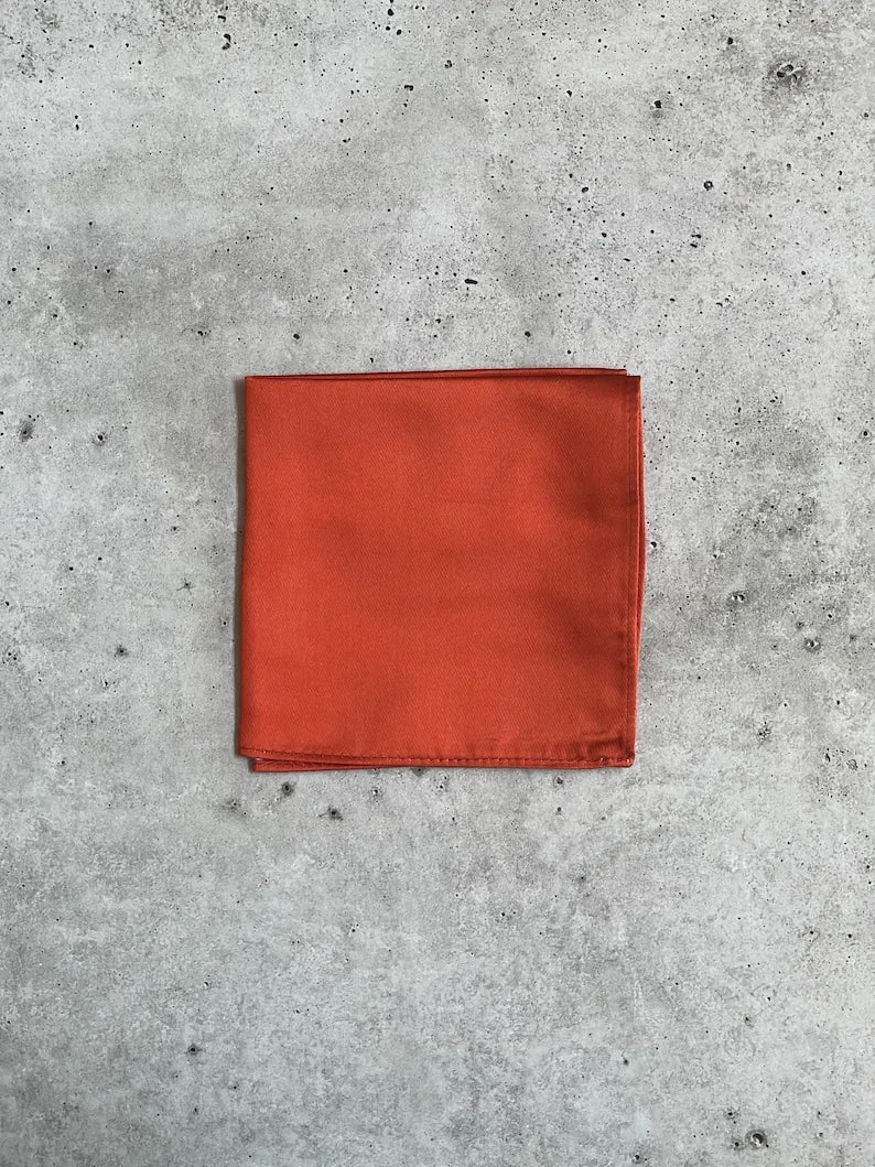 Paprika Silk Pre Tied Bow Tie