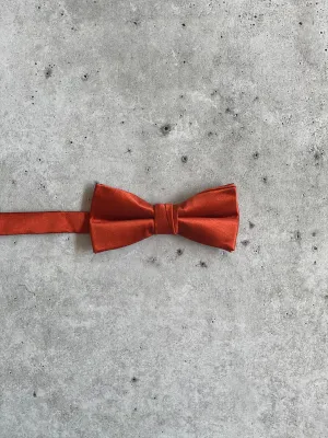 Paprika Silk Pre Tied Bow Tie