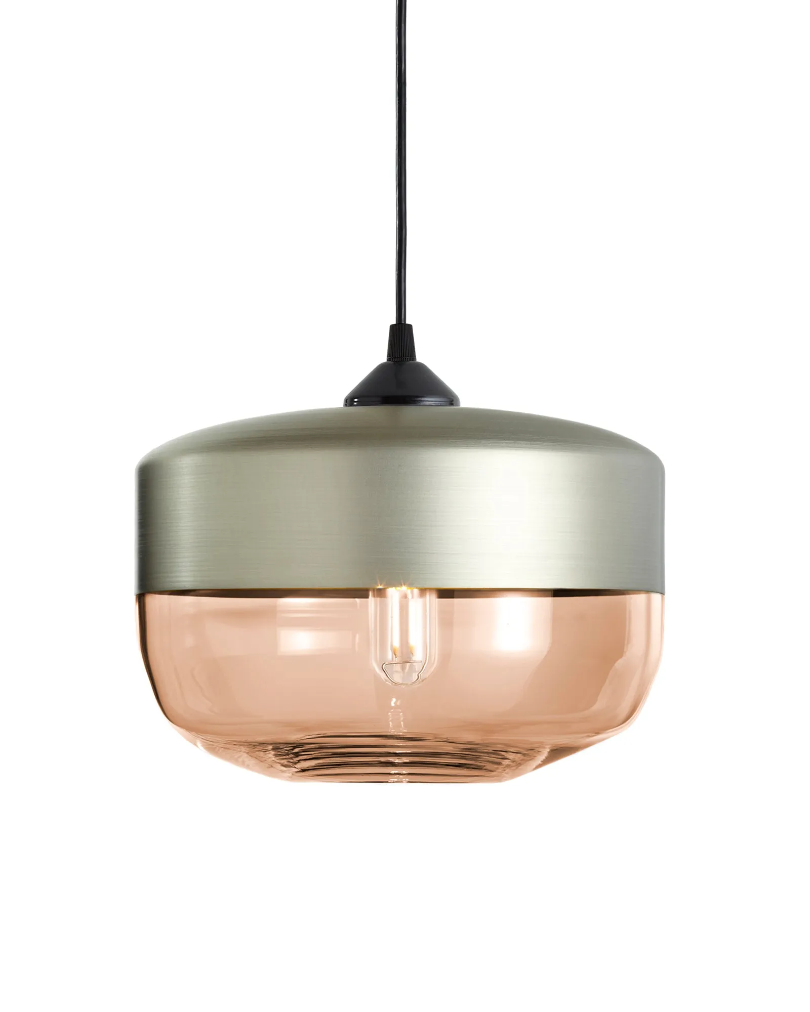 Parallel Wide Cylinder Pendant