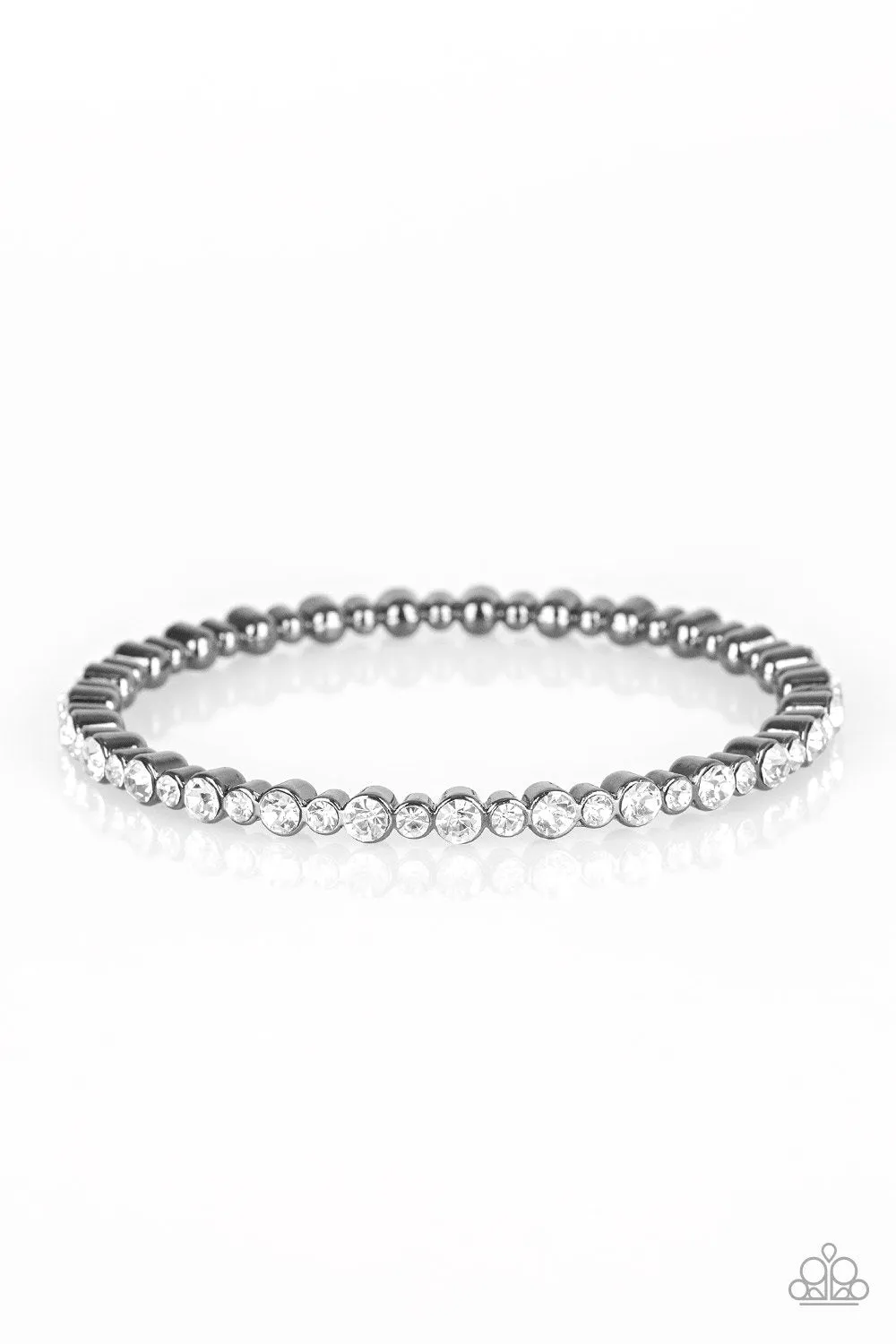 Seven Figure Fabulous - Black Paparazzi Bracelet
