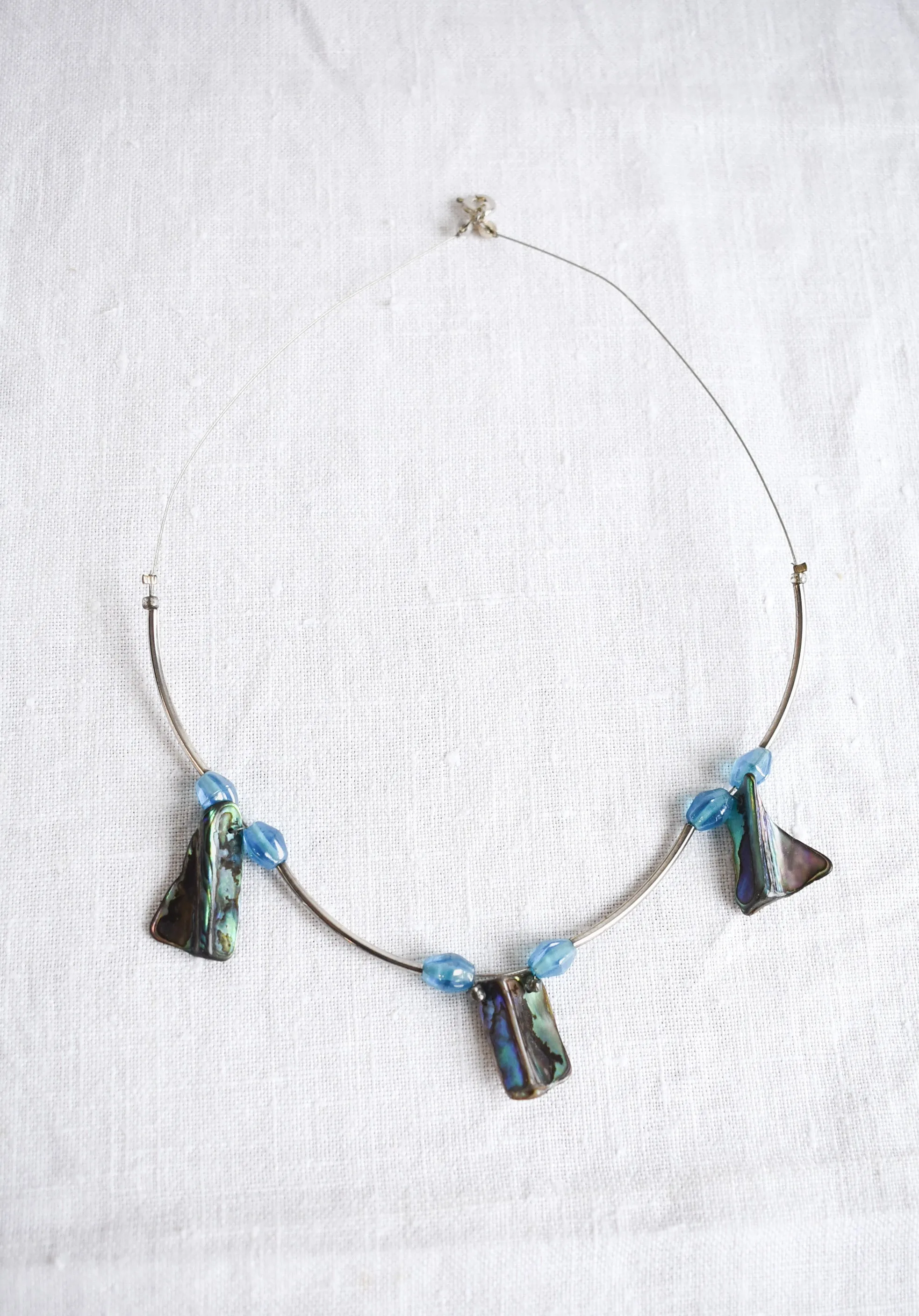 Silver Pua shell necklace