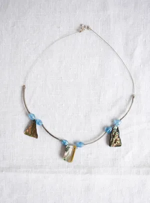 Silver Pua shell necklace