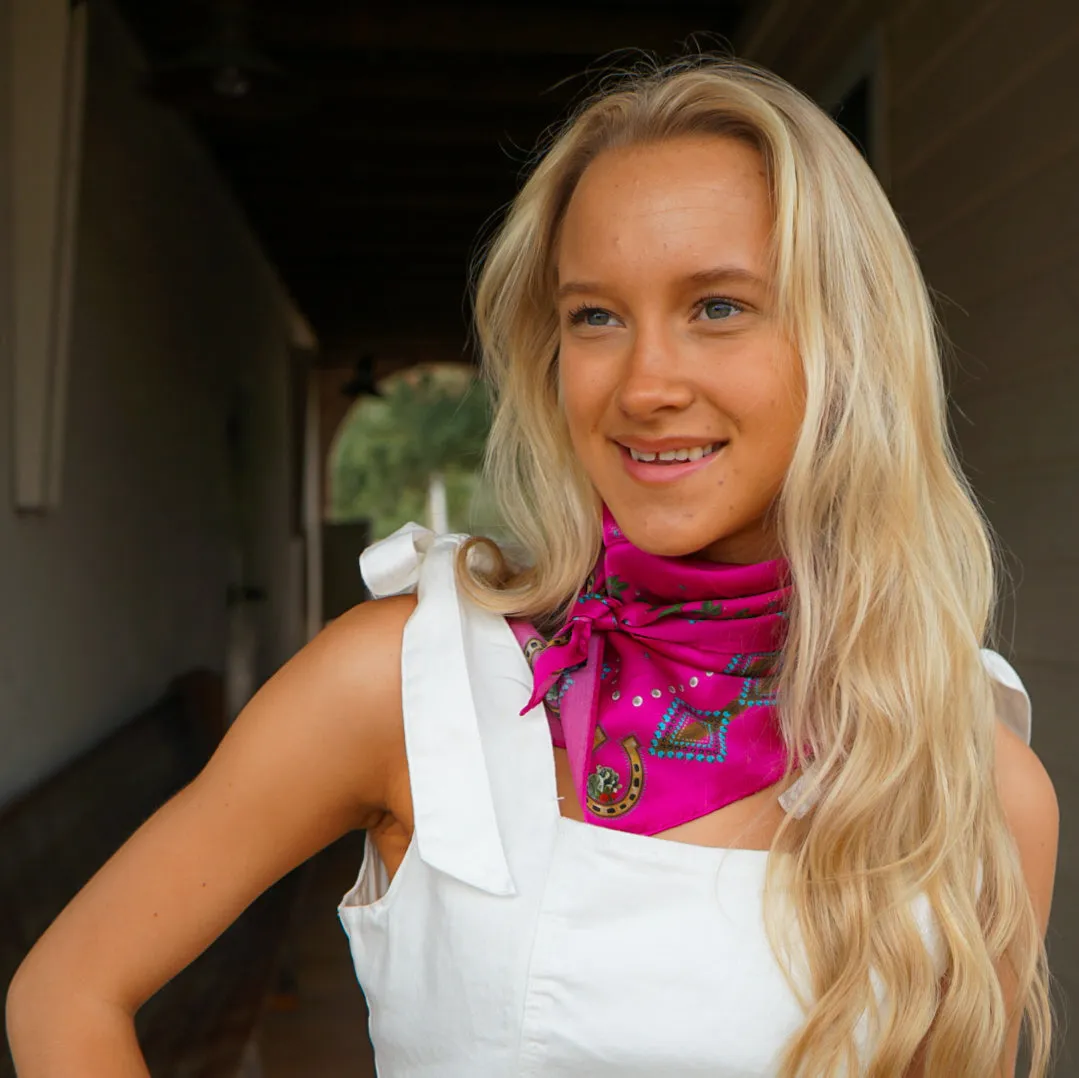 White Denim Bow Tie Dress
